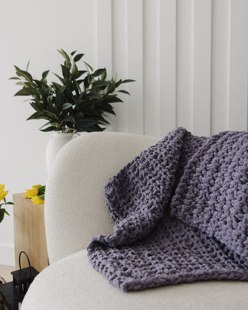 Hand Knit Baby Blanket