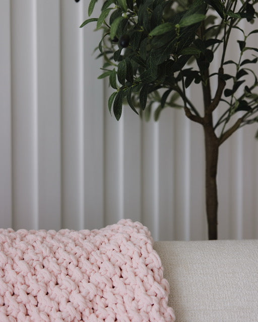 Hand Knit Baby Blanket