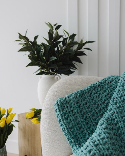 Hand Knit Baby Blanket